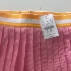 NWT - J. Crew Pleated Pink Skort Size Small
